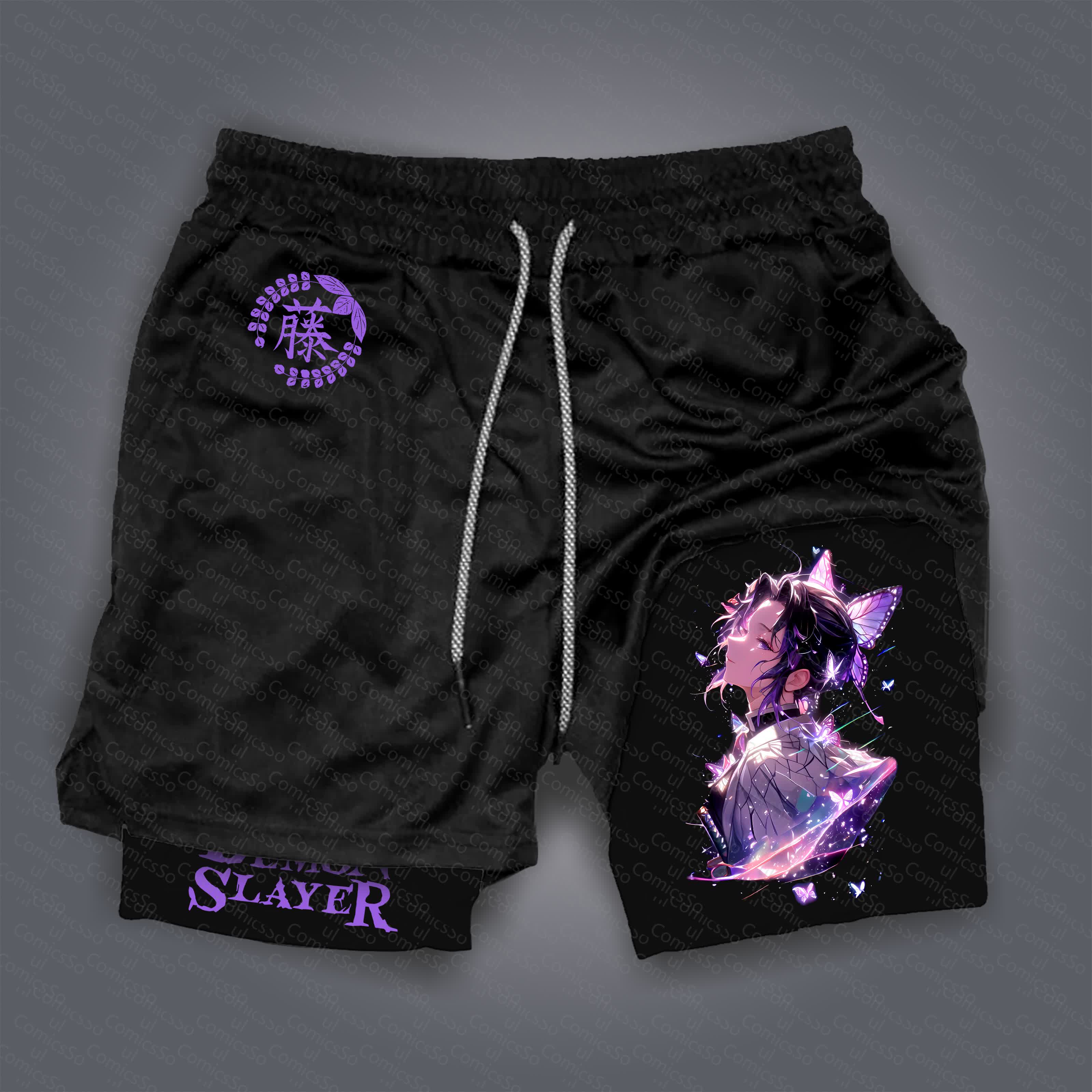 Unisex  “Comicssoul” Casual Anime Streetwear Shorts