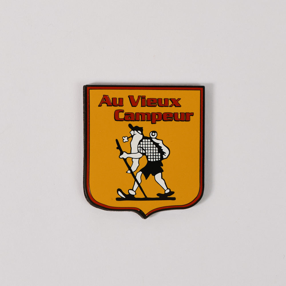 Magnet Au Vieux Campeur - Blason Jaune