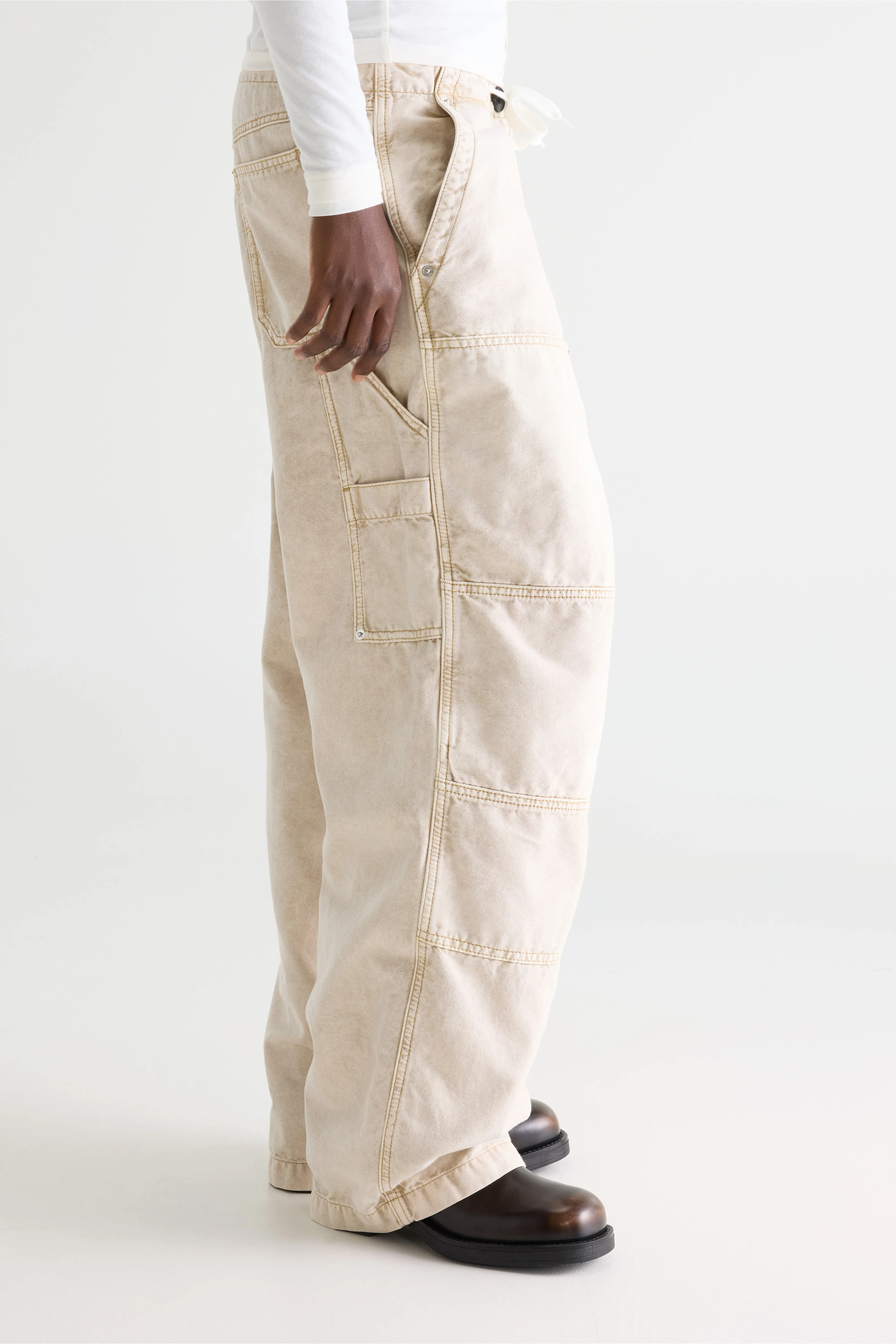 Bellerose Phantom wide trousers (261 / W / BEIGE)