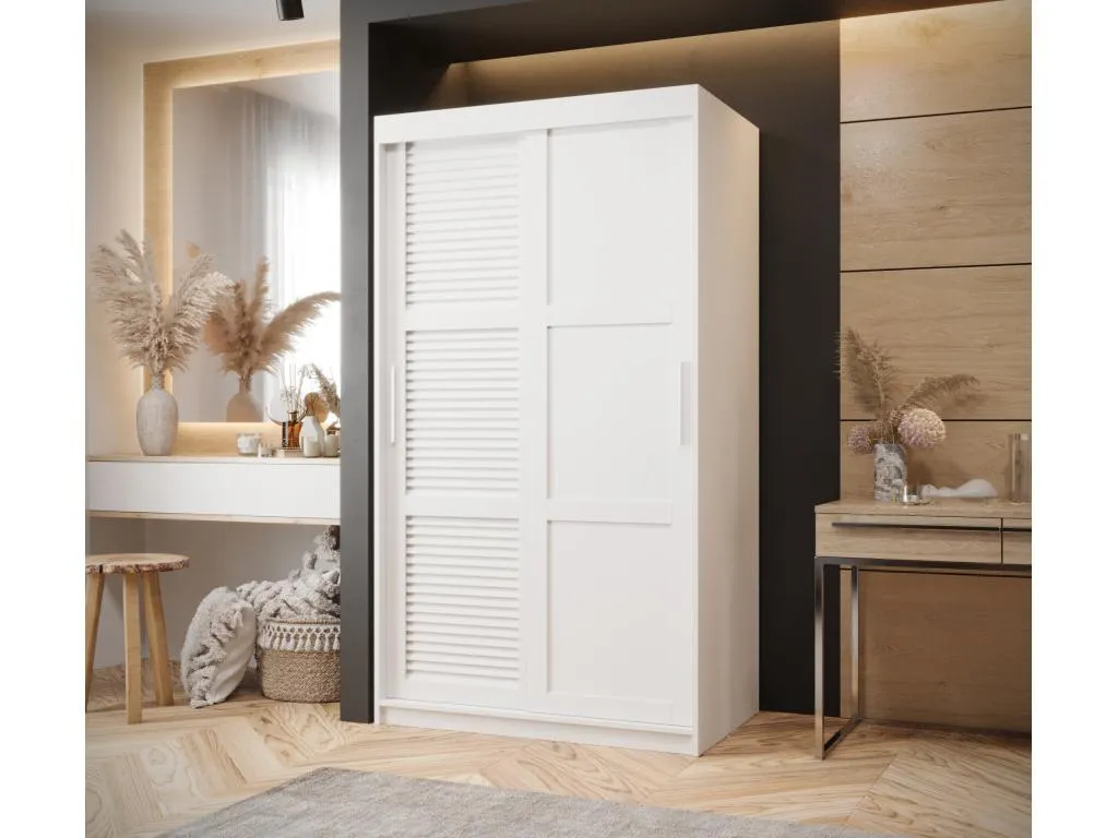 ARMARIO Alkifurniturees 3 DE PUERTAS CORREDERAS 200/100/62 2 puertas (blanco) 95599OEYA