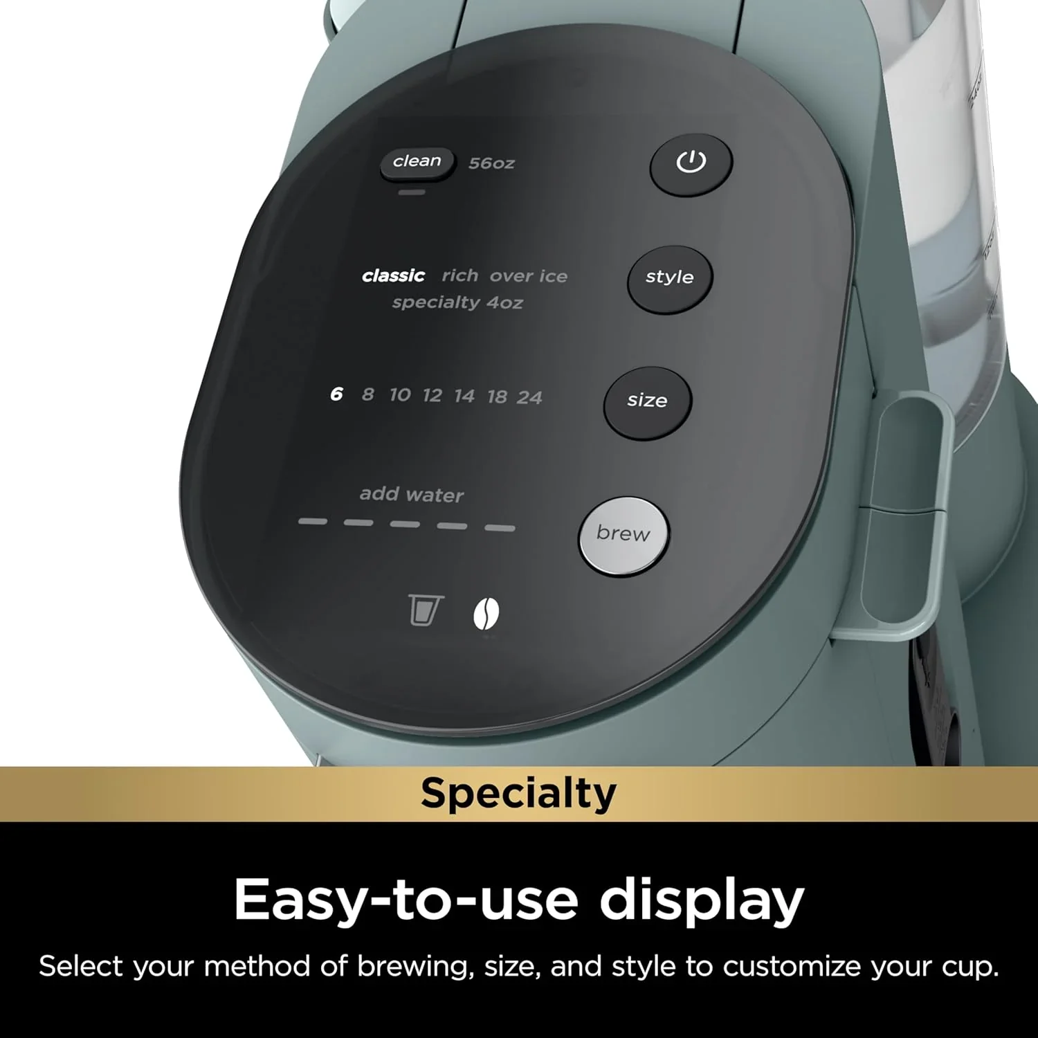 Ninja Coffee Maker Single Cup Brews with pods and grounds K-Cup compatible 4 brewing methods