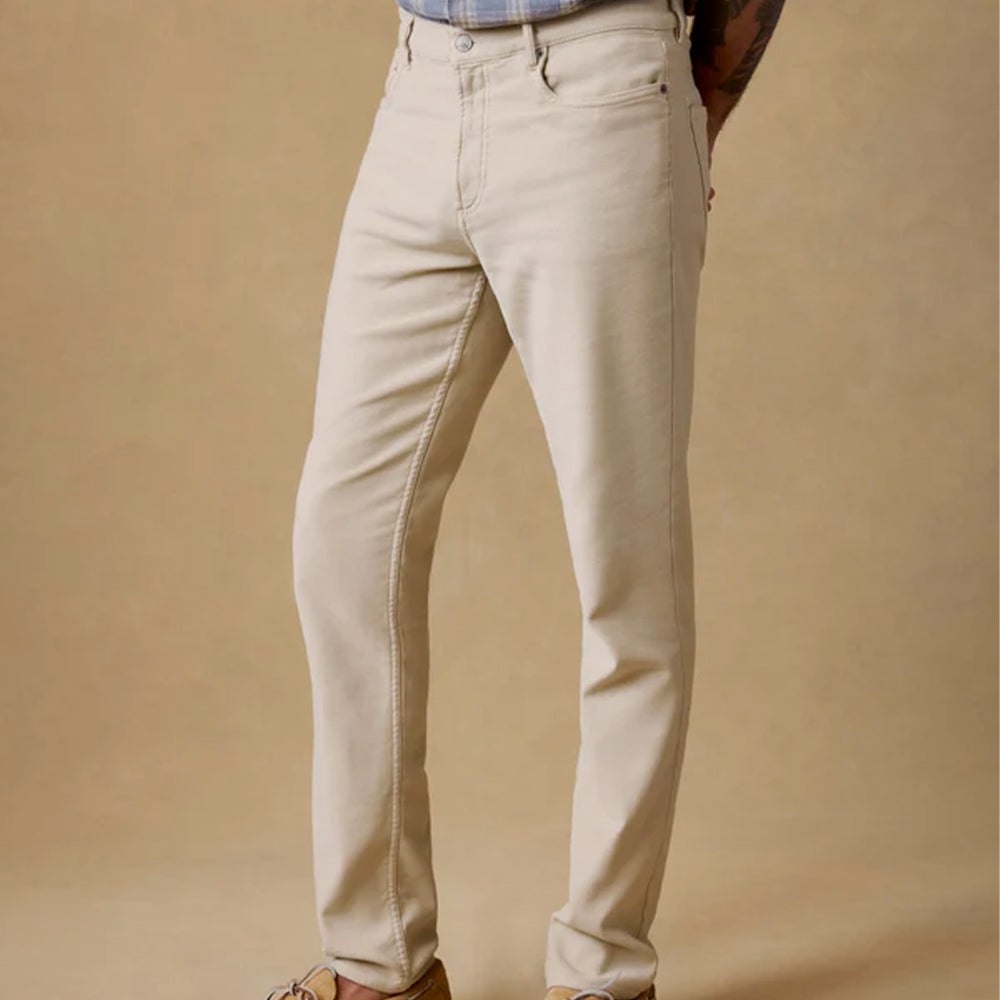 Faherty - Pantalon Stretch Terry - Stone