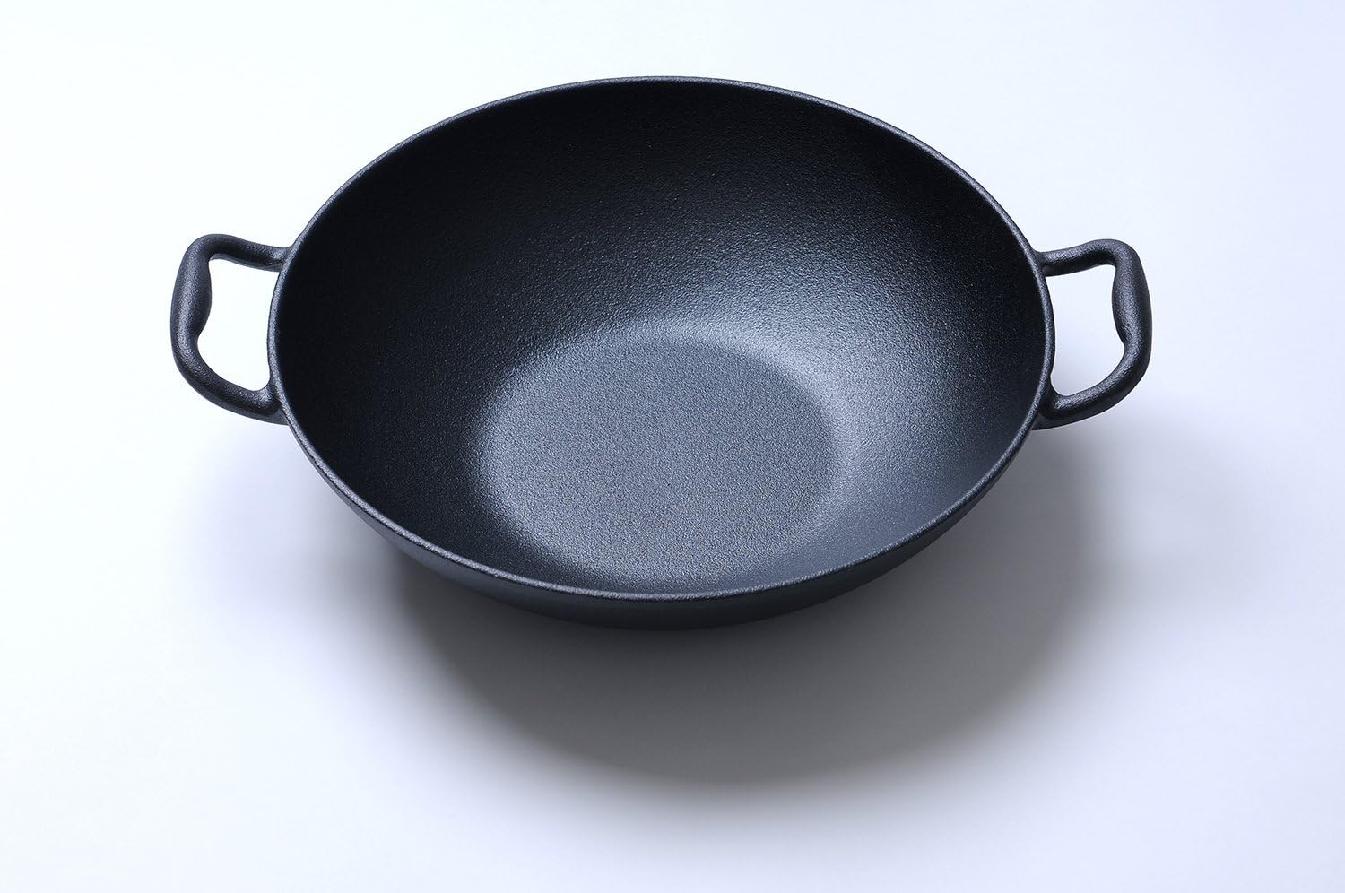 Cast Iron， Pre-Seasoned Wok 14.5