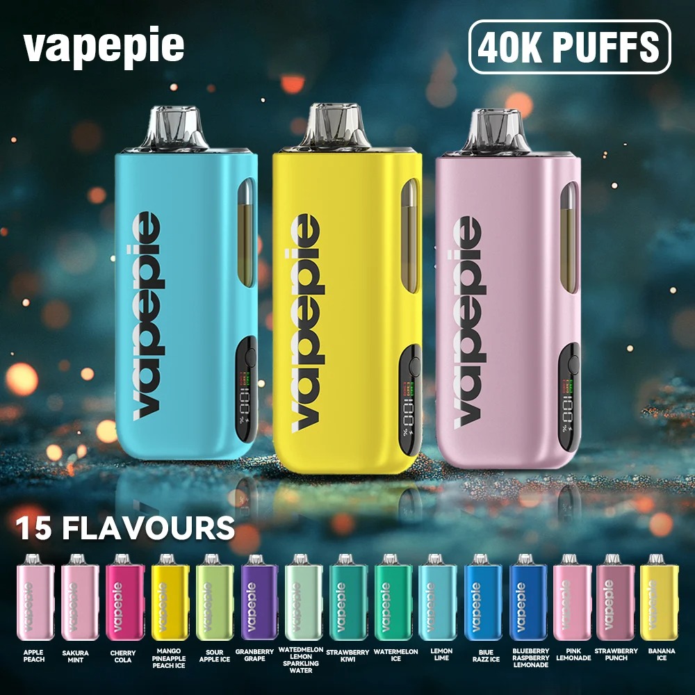 🏆VAPEPIE MAX 40.000 – Der weltweit erste Smart-Vape mit 25ml Sichtfenster