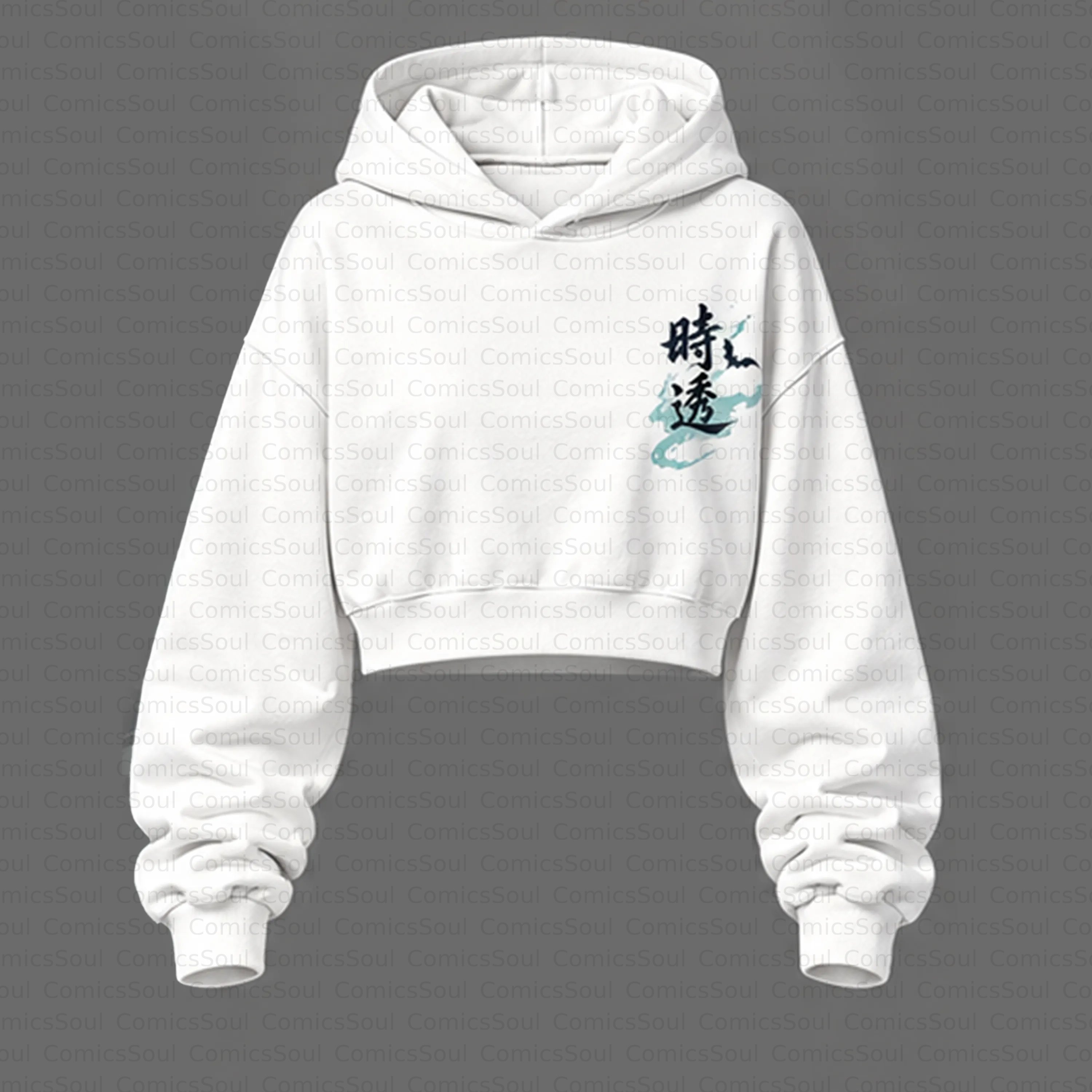Demon Slayer Cropped Long Sleeve Hoodie & High Waist Jogger Pants Two Piece TeeThreads Sustain the Scene with Custom Apparel