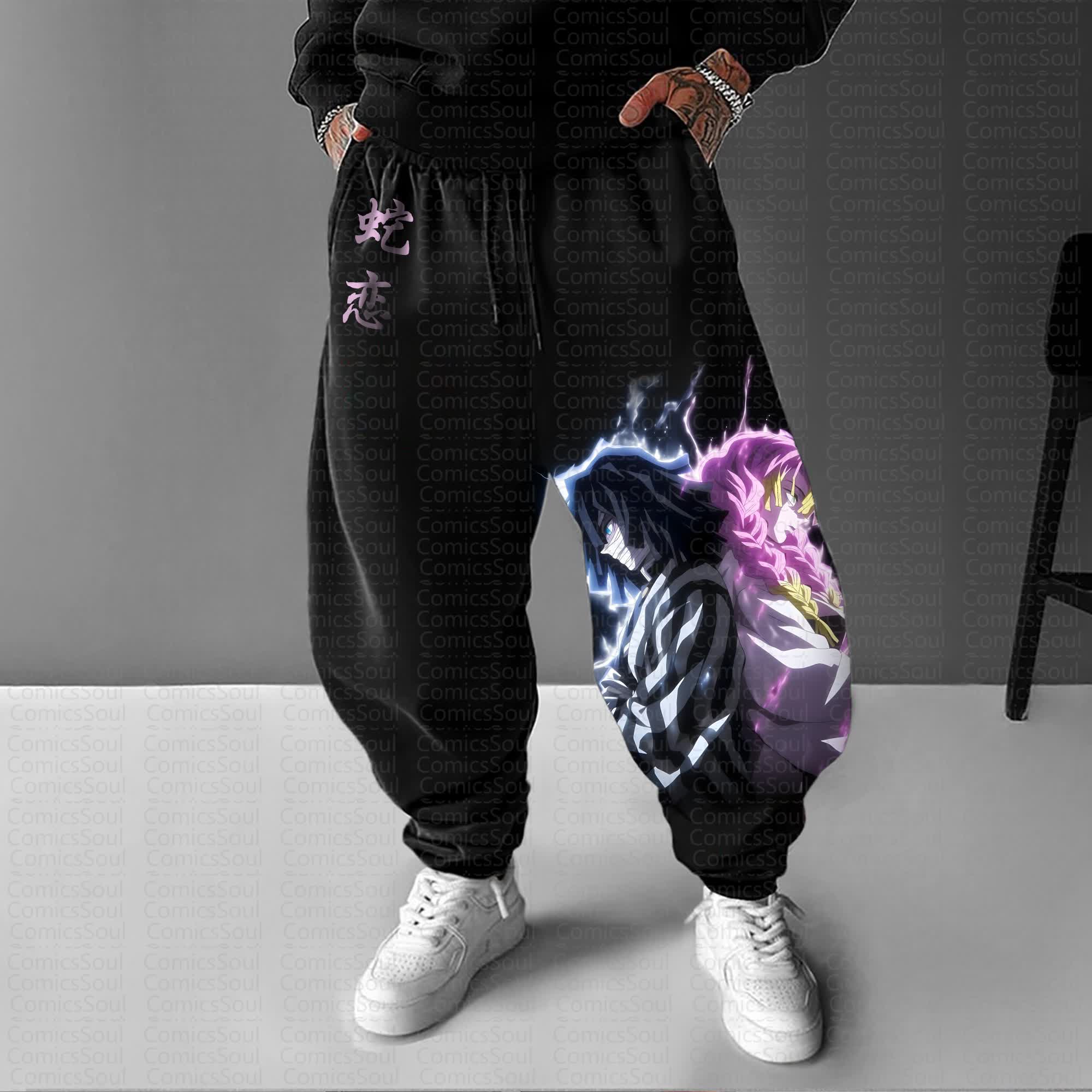 Unisex Anime Inspired Vintage Pants丨Comicssoul