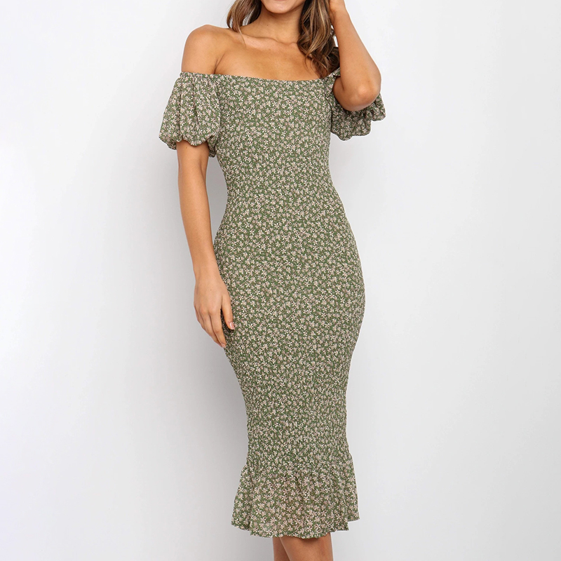 Casual Short-sleeved Stretch Jumpsuit Bag Hip Skirt Shrug Summer European And American Style