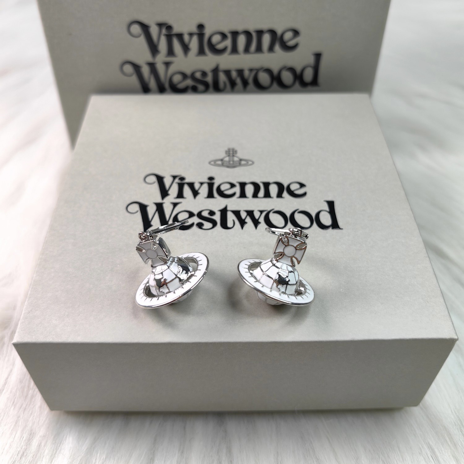 Vivienne Westwood Galileo's Globe Saturn Earrings - Original Replica Club