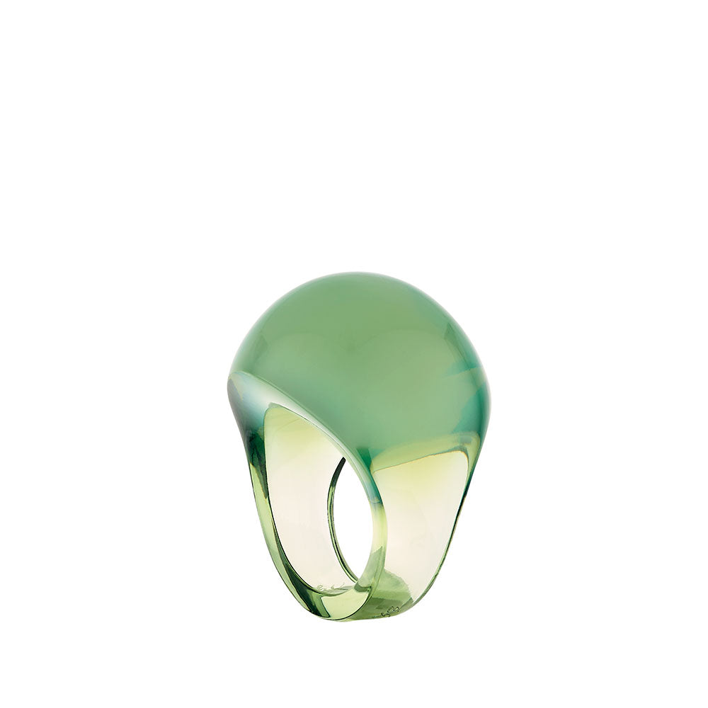 BAGUE CABOCHON - CRISTAL VERT ANTINÉA