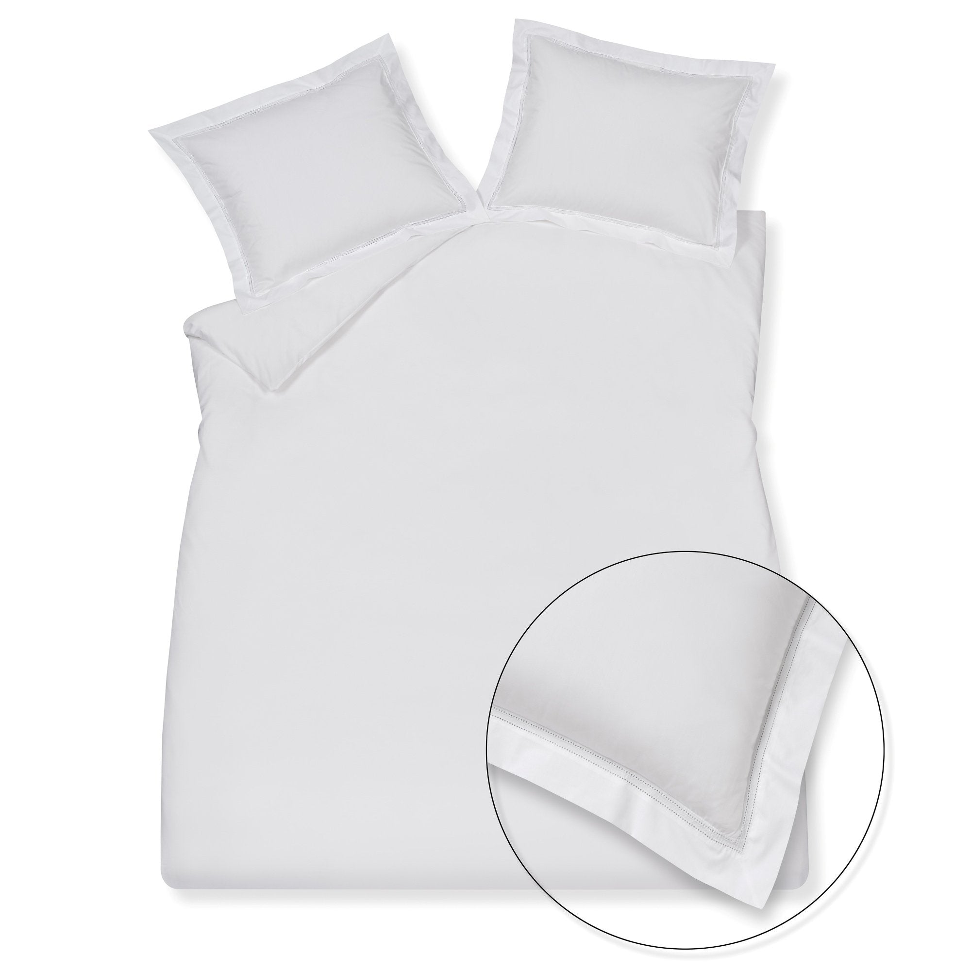 Purity Ravello Dekbedovertrek   140 x 200 220 cm   Wit   Katoen