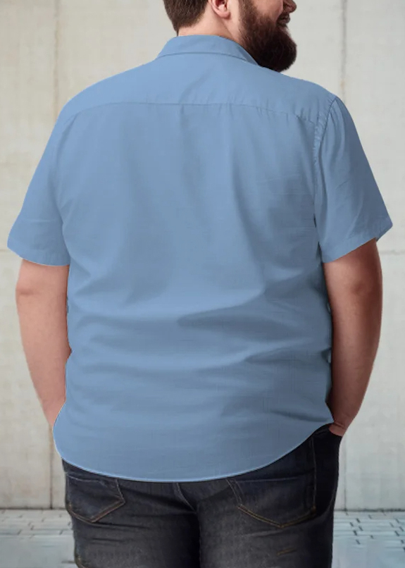 Men's Big Size Vacation Casual Hawaiian Short Sleeve Shirt 001