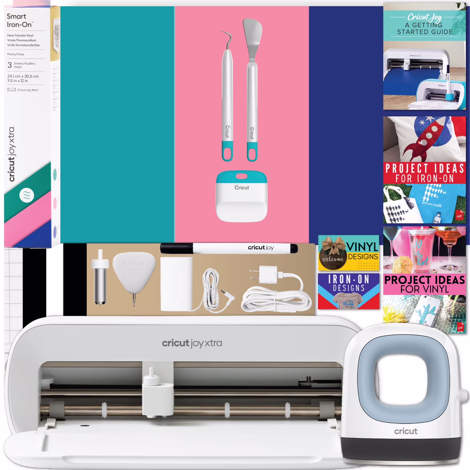 Cricut Joy Xtra Die-Cutting Machine Sticker Edition Bundle, White- New Walmart Exclusive - Image 11