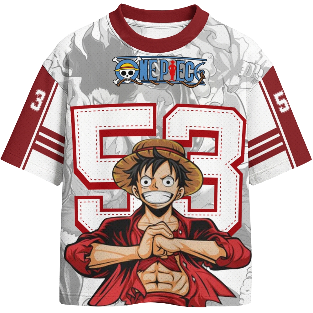 One Piece Crew Neck Football Jersey