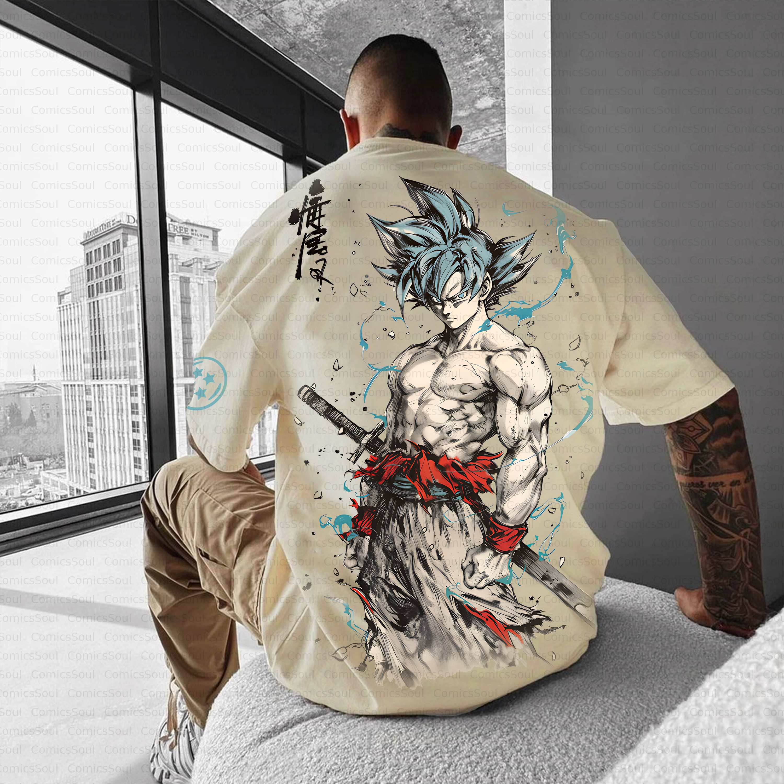 Unisex Anime Inspired Vintage T-Shirt