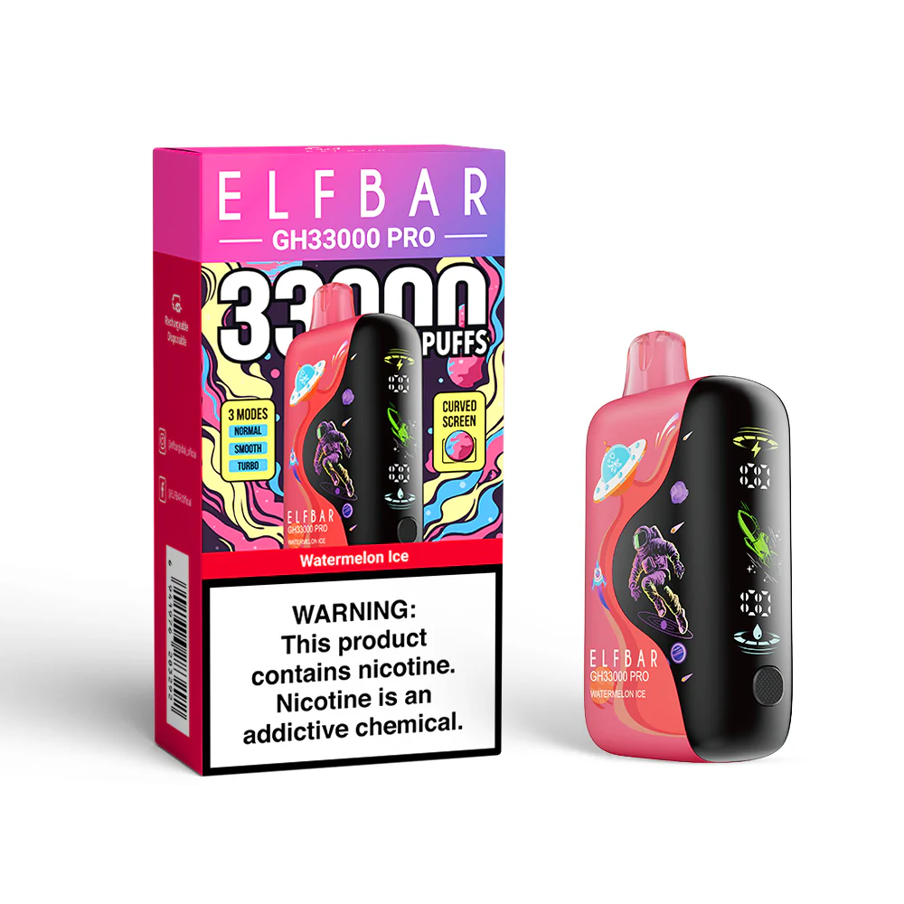 ELFBAR GH33000 PRO ladattava kertakäyttöinen sähkötupakka (kaikki maut)