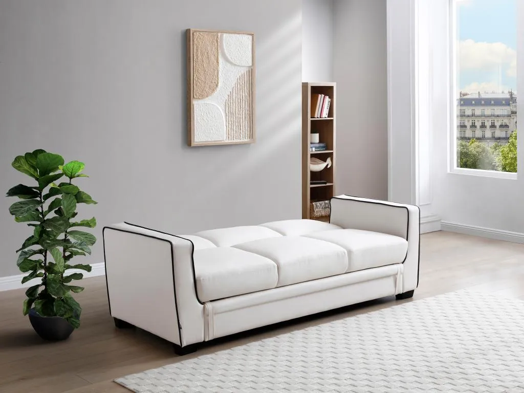 Sofá cama de 3 plazas Casabellaes - Blanco OATY49683