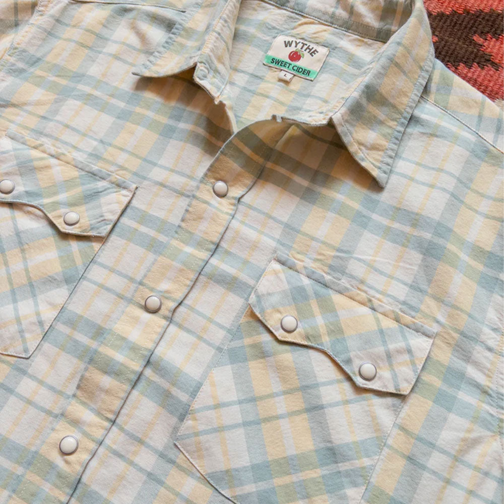 Wythe - Chemise Oxford - Sauge Sunflower