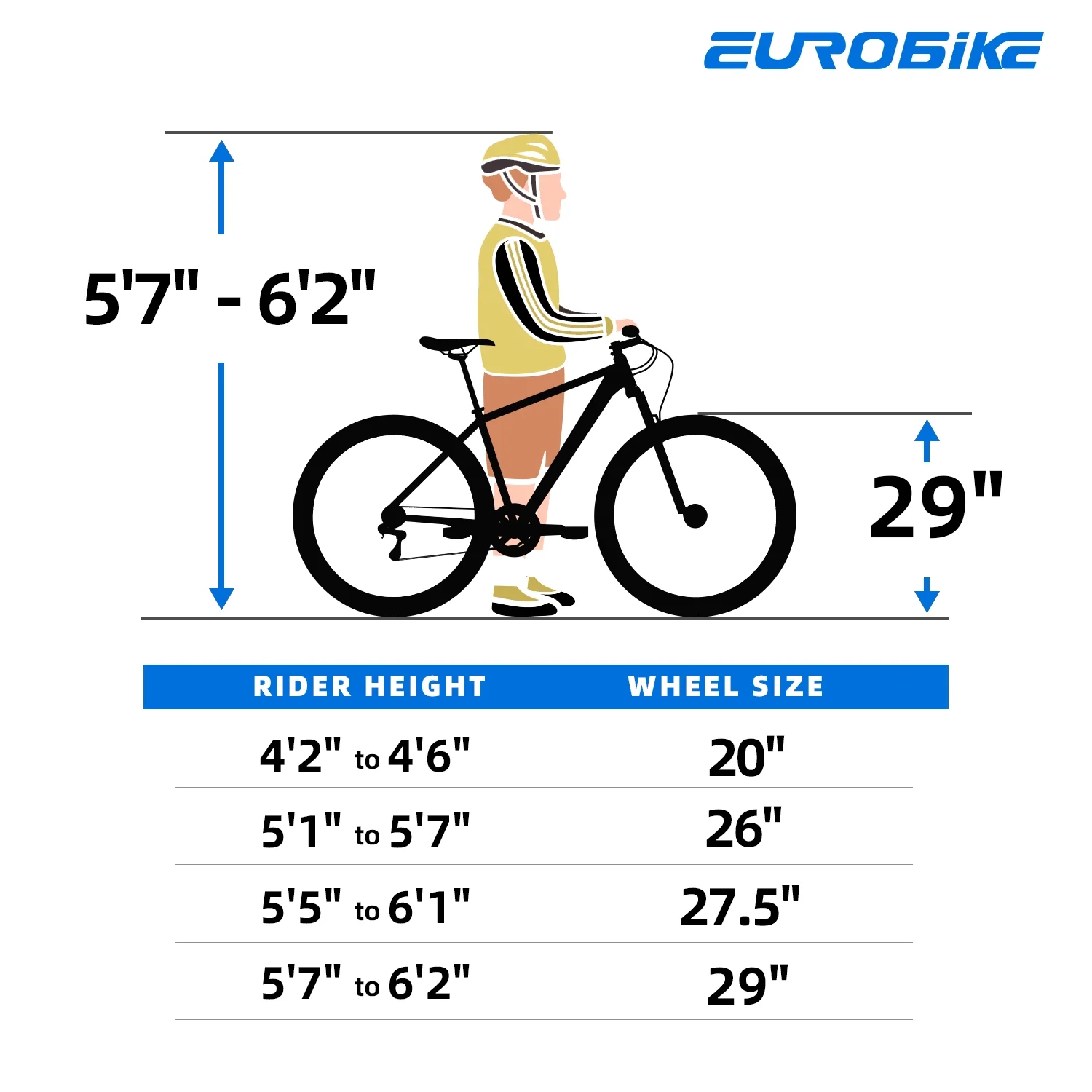 Mens Mountain Bike, Eurobike X9 Mountain Bike 29 inch, 19 inch Aluminum Frame, Bikes for Men 29er, Mens Bicycle 3-Spoke Silver - Image 11