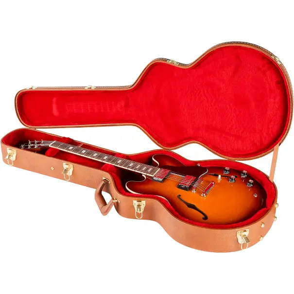Gibson ES-335 Semi-Hollowbody Electric Guitar, Figured Maple Top, Iced Tea Finish - Image 6 Gibson ES-335 Semi-Hollowbody Electric Guitar, Figured Maple Top, Iced Tea Finish - Image 6