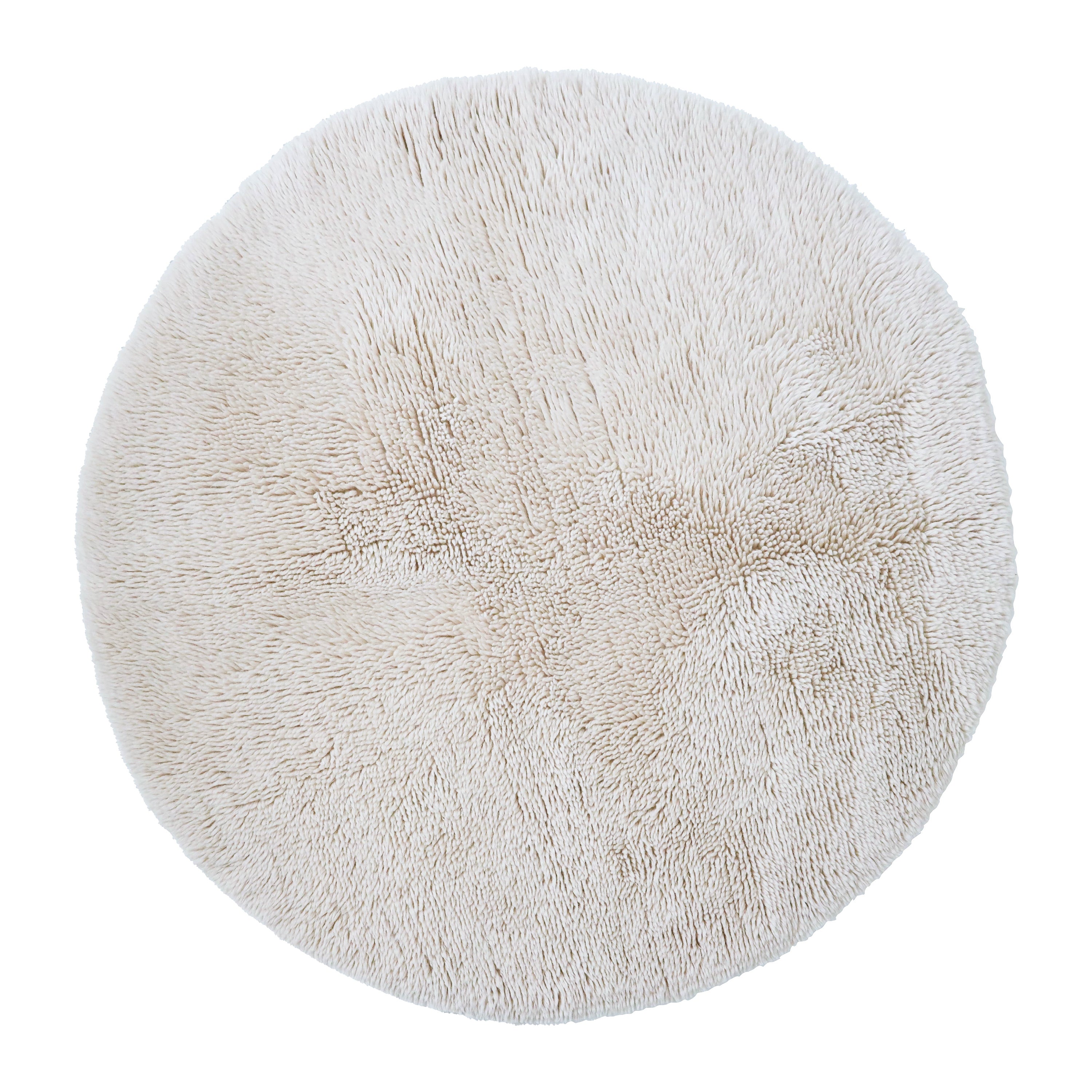 Blokker Fuzz Vloerkleed Ø 200 cm - Off-White
