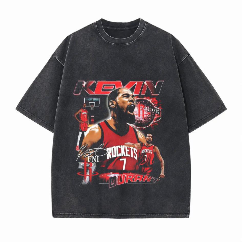 Vintage Legend No.7 Graphic Bootleg Style Printed Unisex Washed T-Shirt