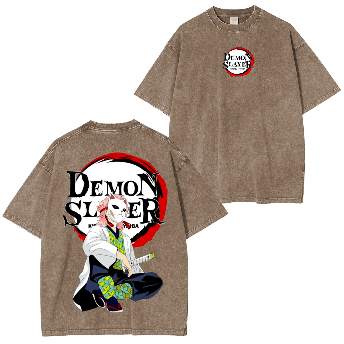 Unisex Anime Inspired Vintage Washed T-Shirt丨Comicssoul TeeThreads Sustain the Scene with Custom Apparel