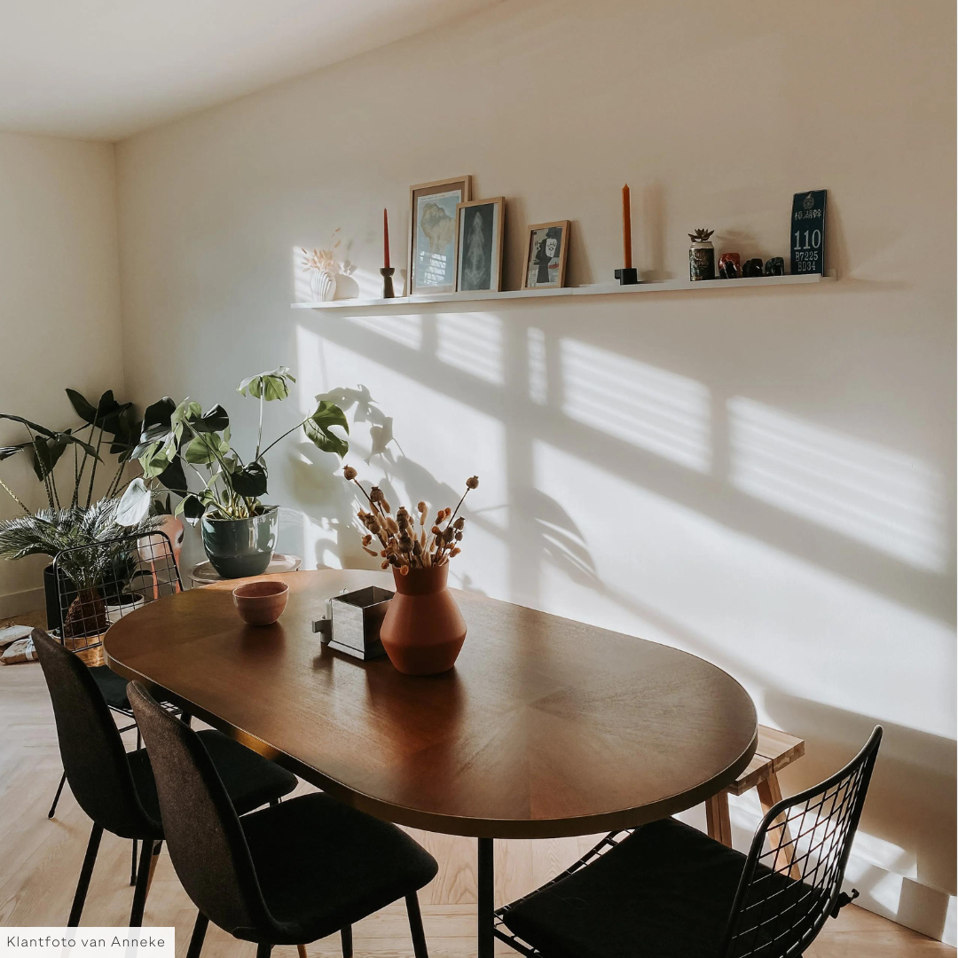 by fonQ Hendrix Eettafel - 180 x 90 cm - Bruin