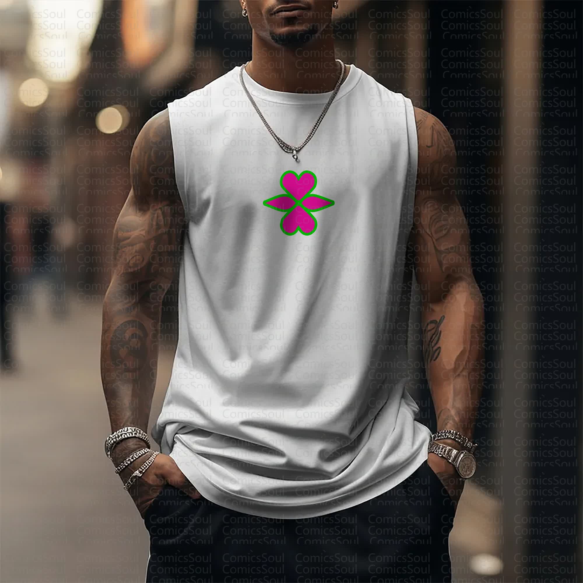 Unisex “Comicssoul” Casual Anime  Tank Top TeeThreads Sustain the Scene with Custom Apparel