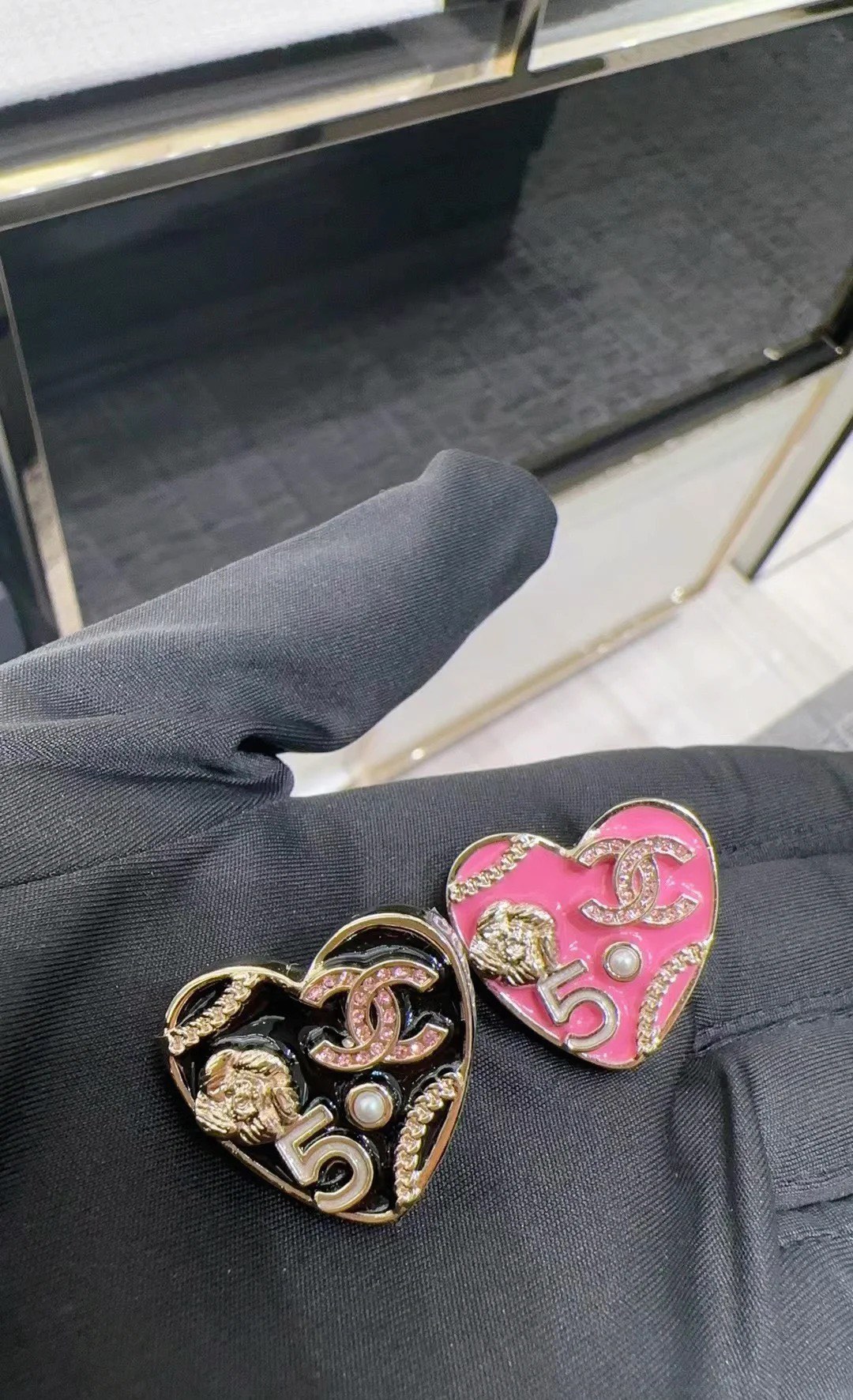 Chanel Pink Heart Brooch - Original Replica Club