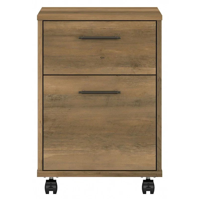 Bush Furniture Key West Mobile File Cabinet with 2 Drawers