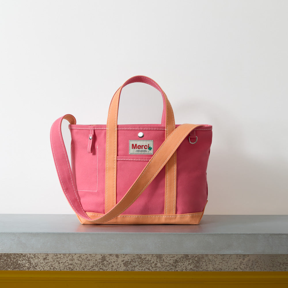Merci - Cabas Candide - Rose & Abricot