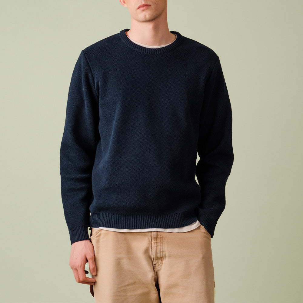 Nitto Knitwear - Pull Agop - Marine
