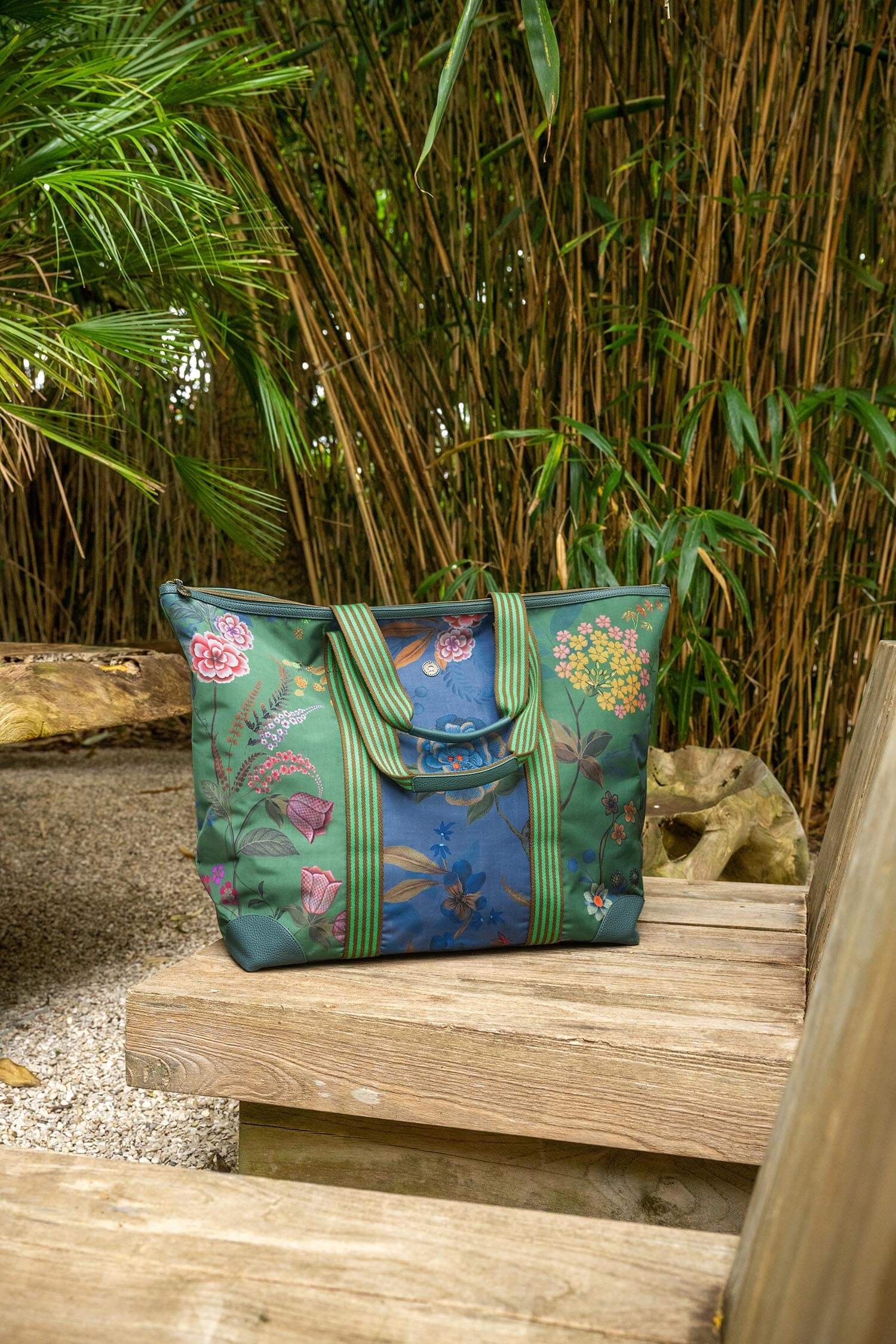 Tote Bag Tilda Large Bodhi Flower Green