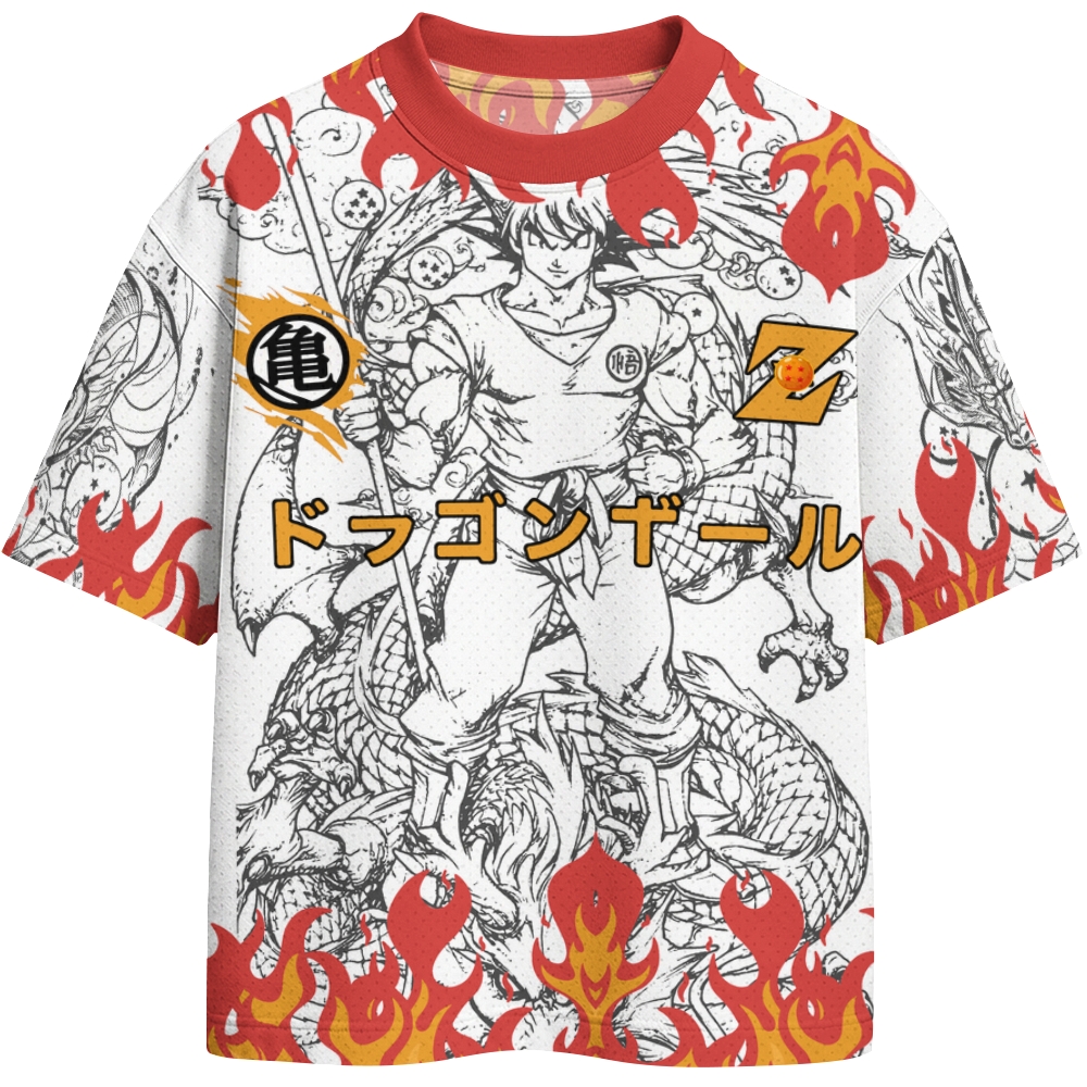 DragonBall Crew Neck Football Jersey