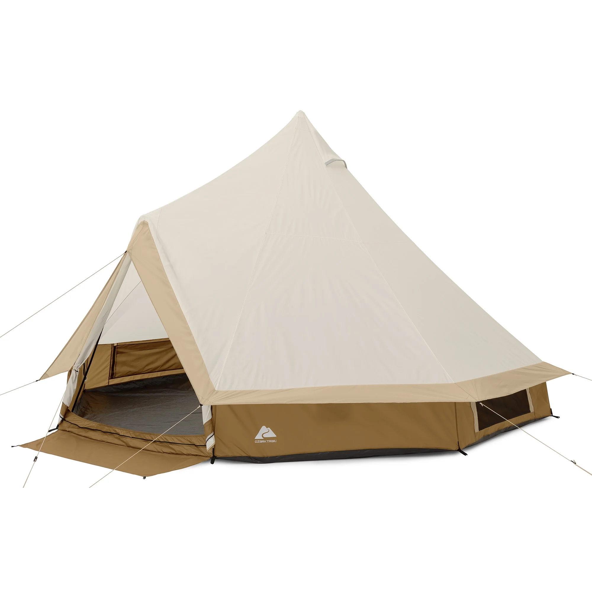 Ozark Trail 15' x 15' 8-Person Bell Tent with String Lights, 22.57 lbs - Image 3