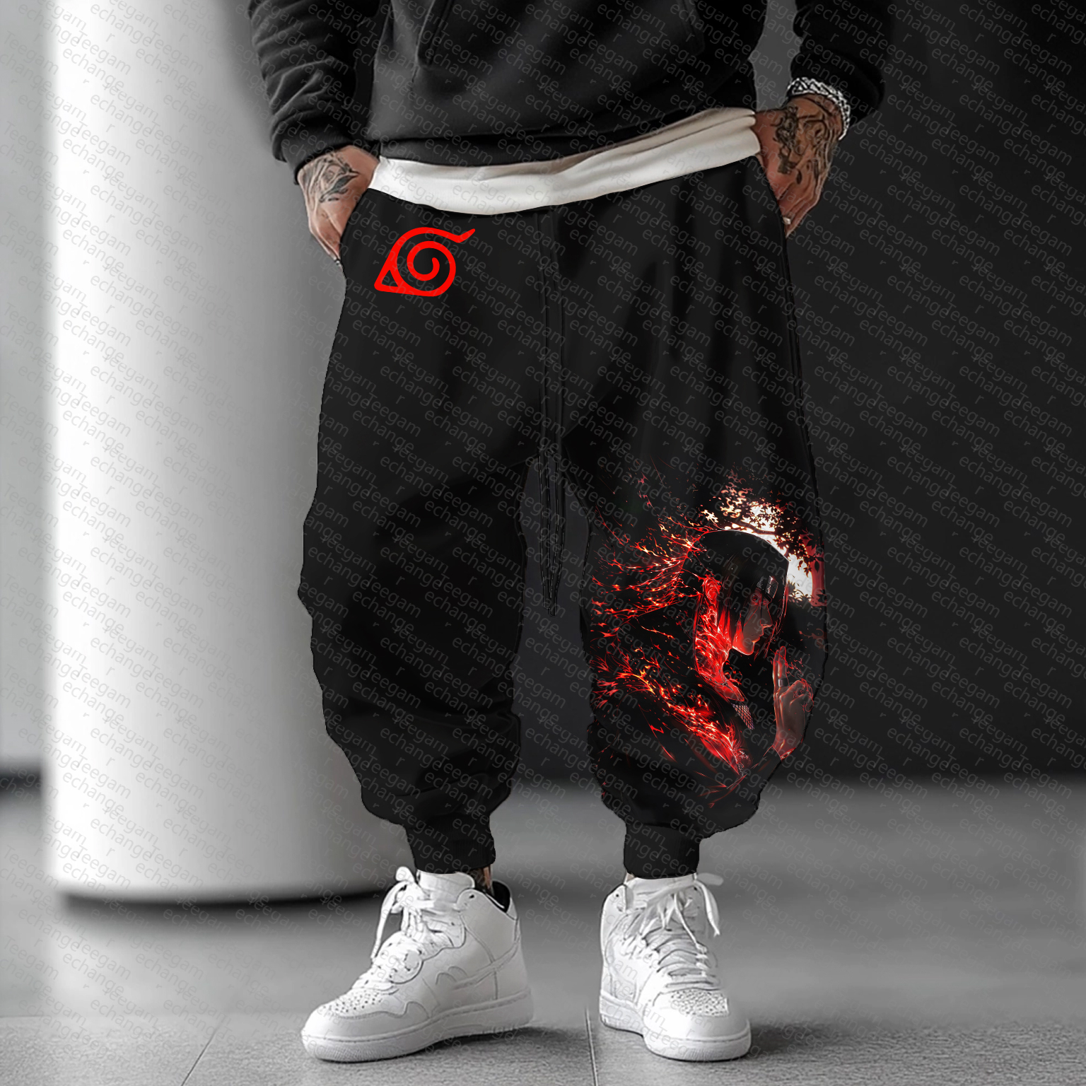 Unisex   Casual Anime Streetwear Pants