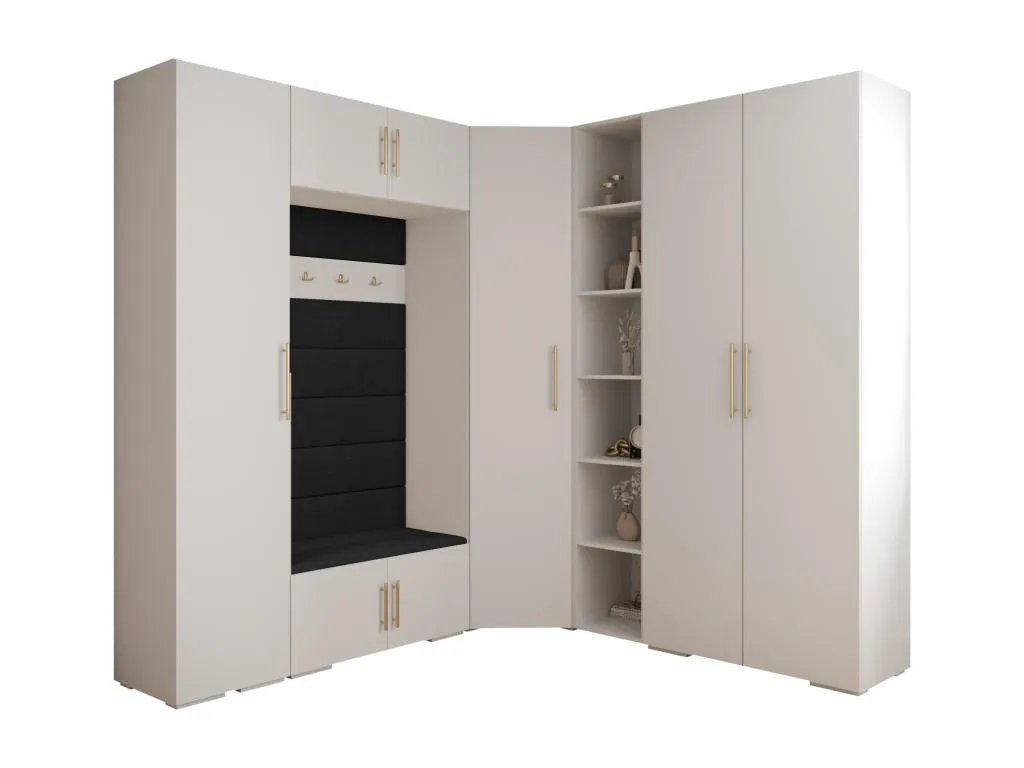 Armario Biocasahogar 3 puertas batientes 236.7x232x47 cm HO6283605