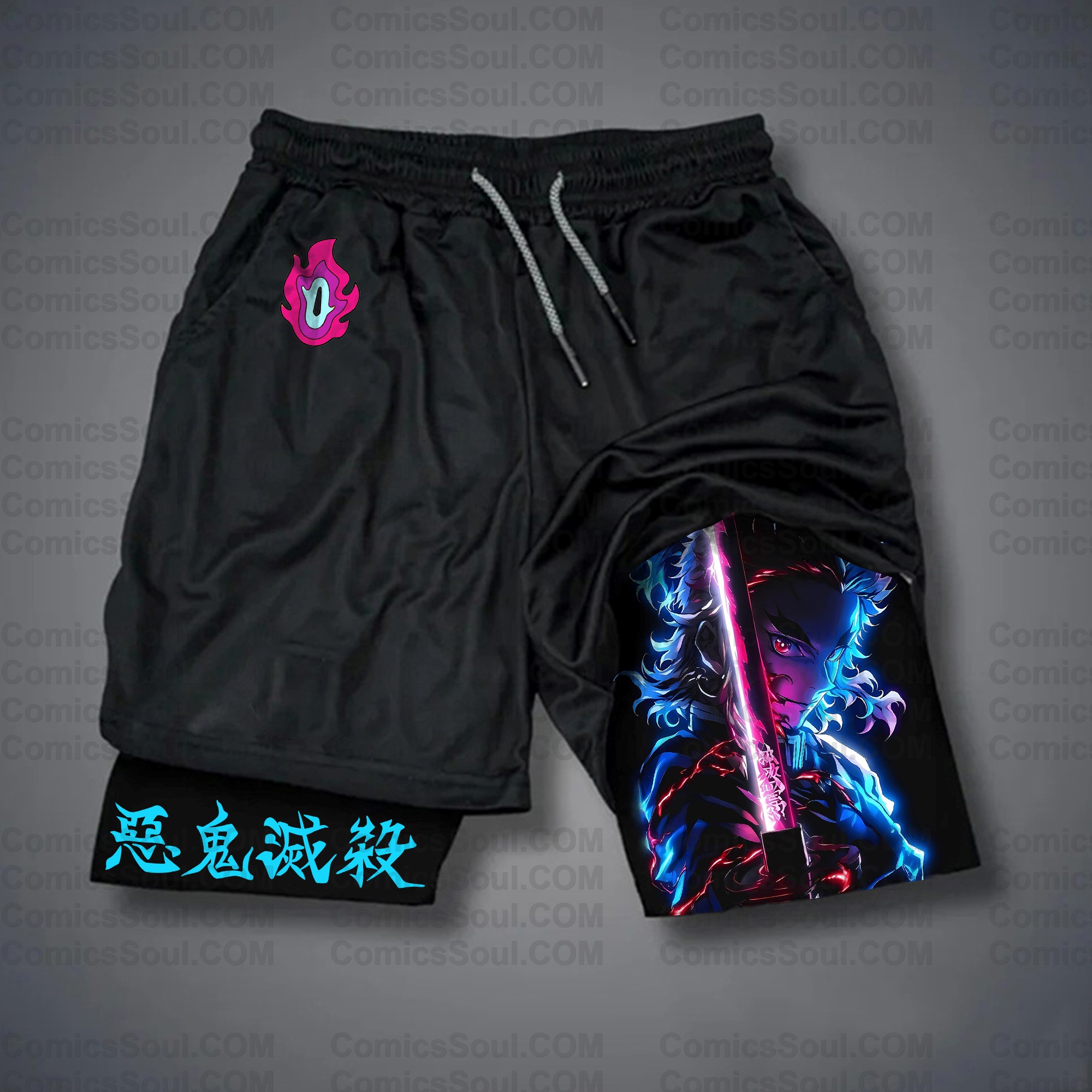 Unisex “ Comicssoul” Casual Streetwear Shorts