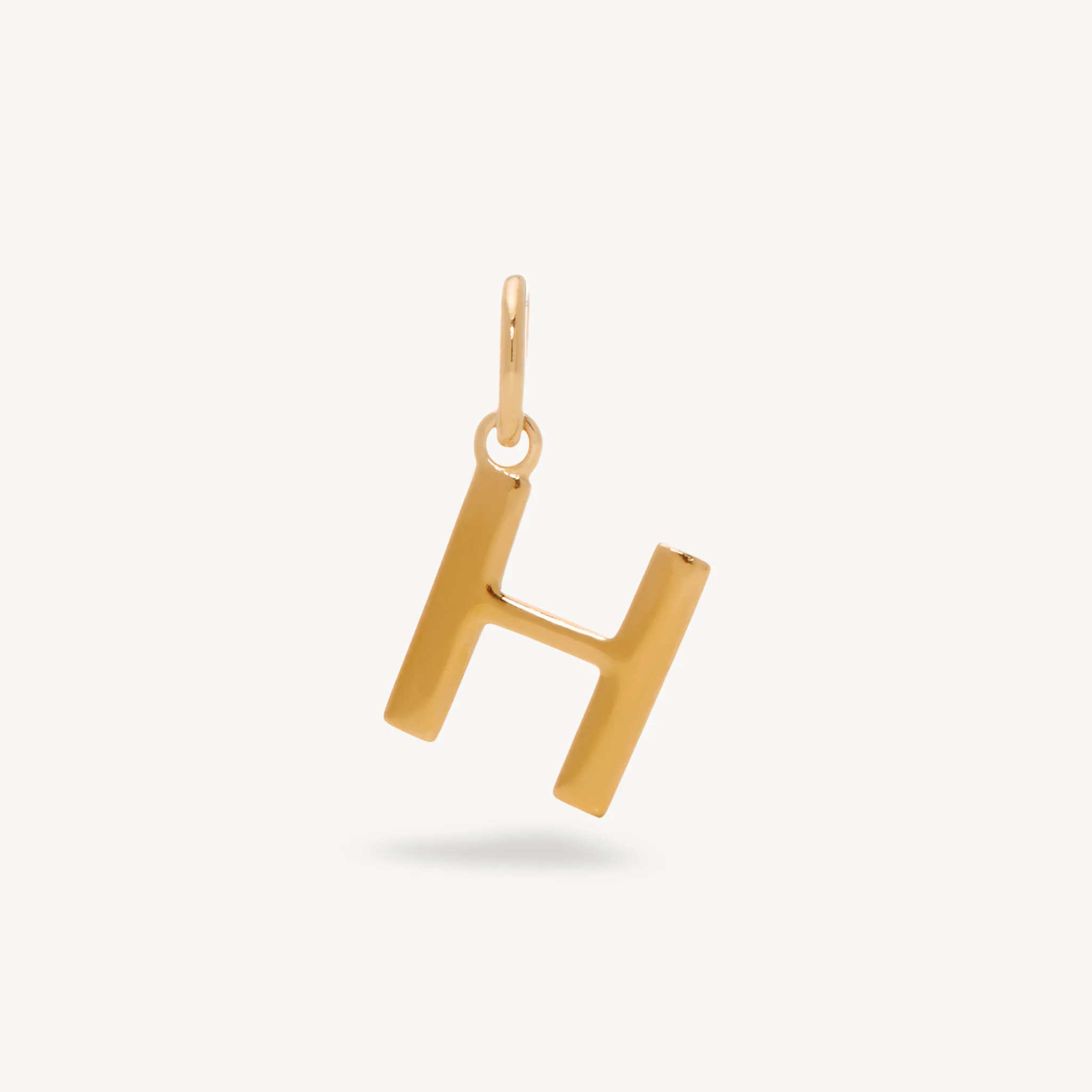 14k Gold Vermeil Letter Charm