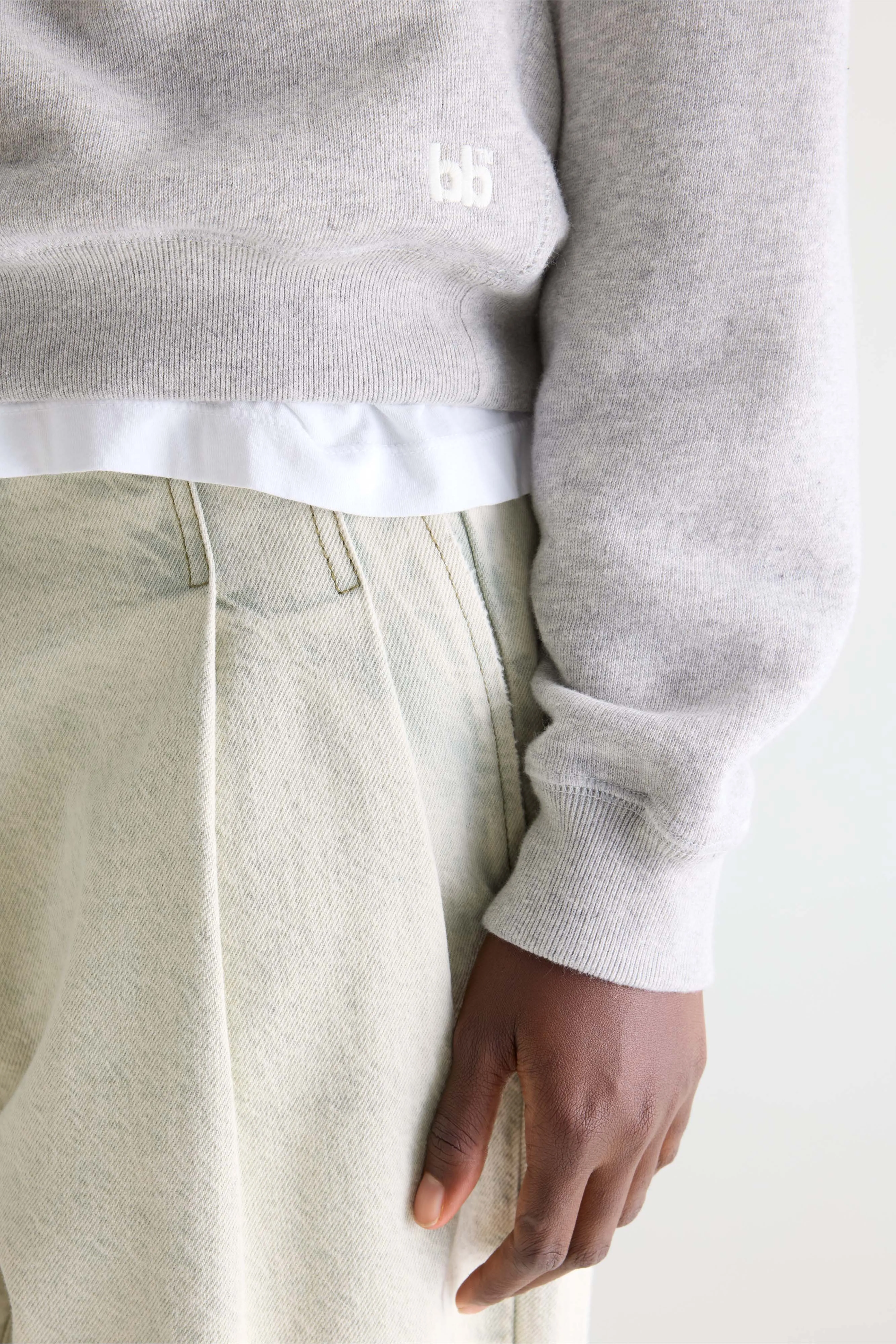 Bellerose Fella relaxed grey sweatshirt (252 / W / H. GREY)