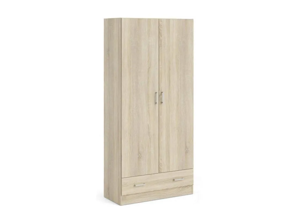 Armario 2 puertas Andreuworldcasa Muebles de dormitorio Vestidor Armario de ropa 79x36 h170 cm Andreuworldcasa