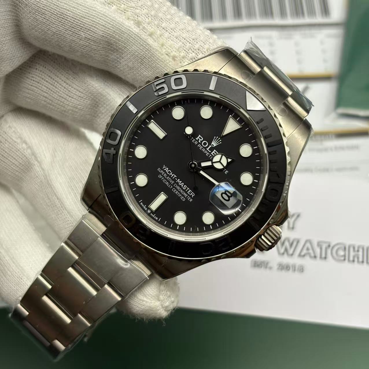 RLX Titanium Replica Yacht Master Rolex Clone – 2023 Model