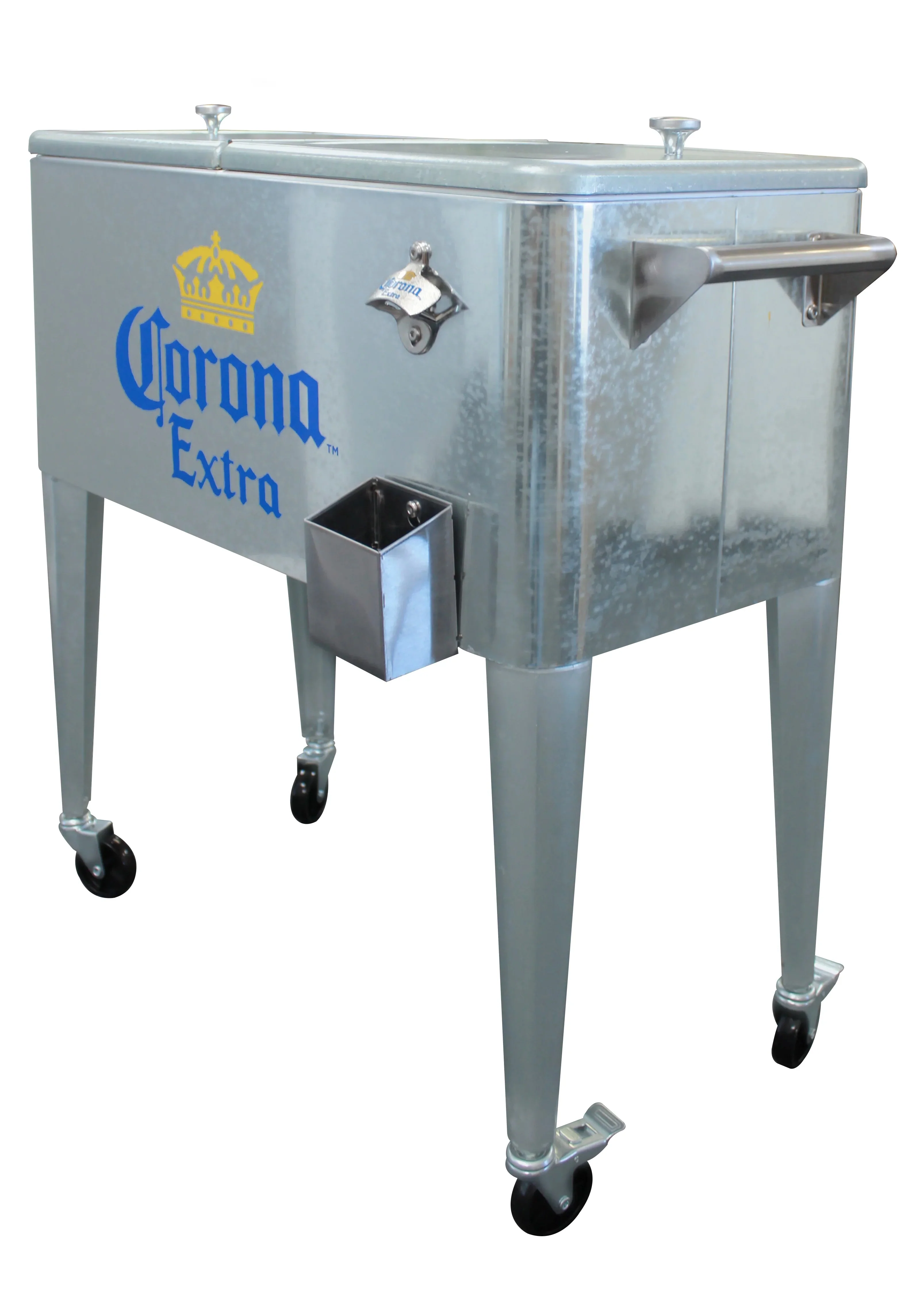 Leigh Country Galvanized Corona Outdoor Cooler, Silver, 80 Qt. - MC 47902 - Image 3 Leigh Country Galvanized Corona Outdoor Cooler, Silver, 80 Qt. - MC 47902 - Image 3