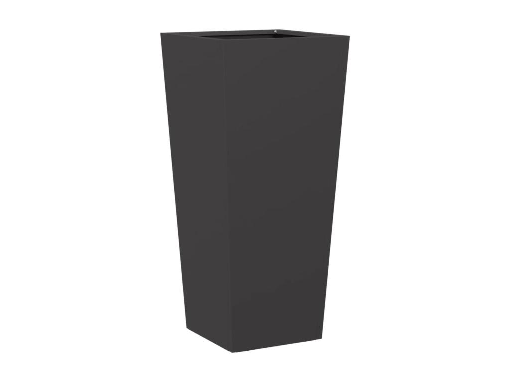 Decoratodo de acero negra 35x35x75 cm