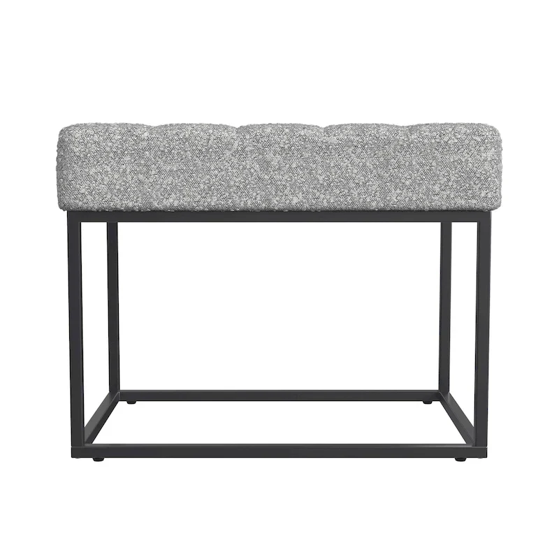 HomePop Theodore Upholstered Ottoman
