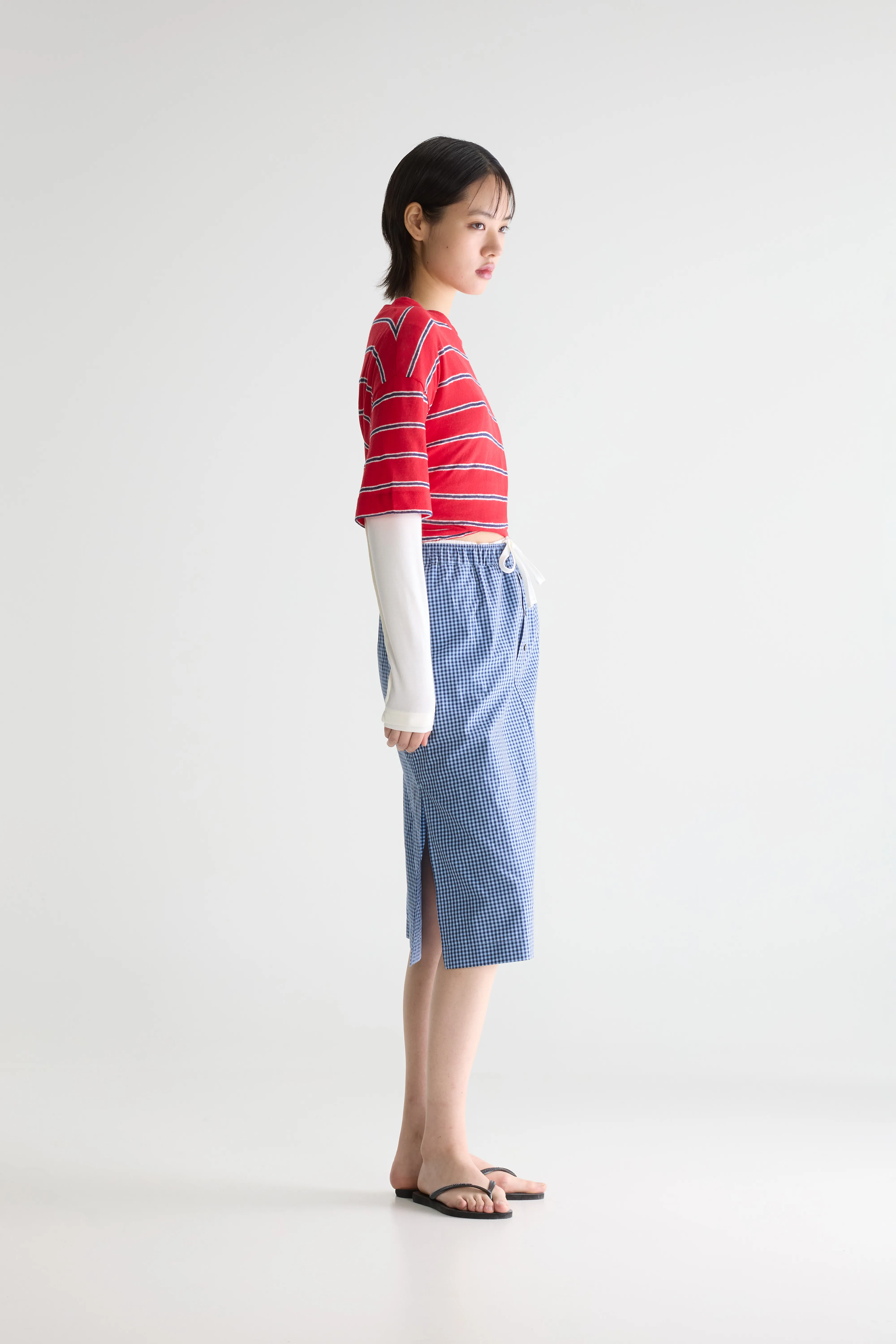 Bellerose Sarina midi skirt (261 / W / CHECK A)