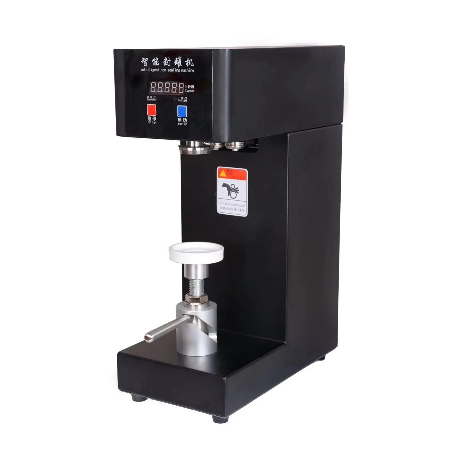 Kolice Commercial Automatic Can Sealer Machine, Can Seamer, Can Seaming Closing Capping Machine, Cup Sealing Machine, 2.2