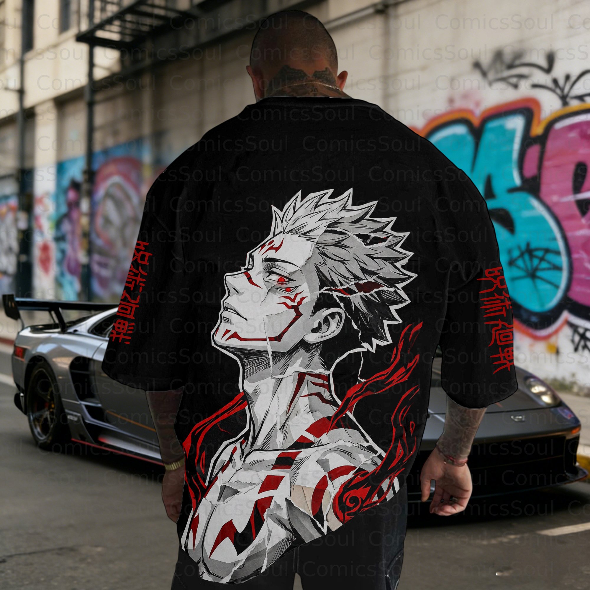 Unisex Anime Inspired Vintage T-Shirt