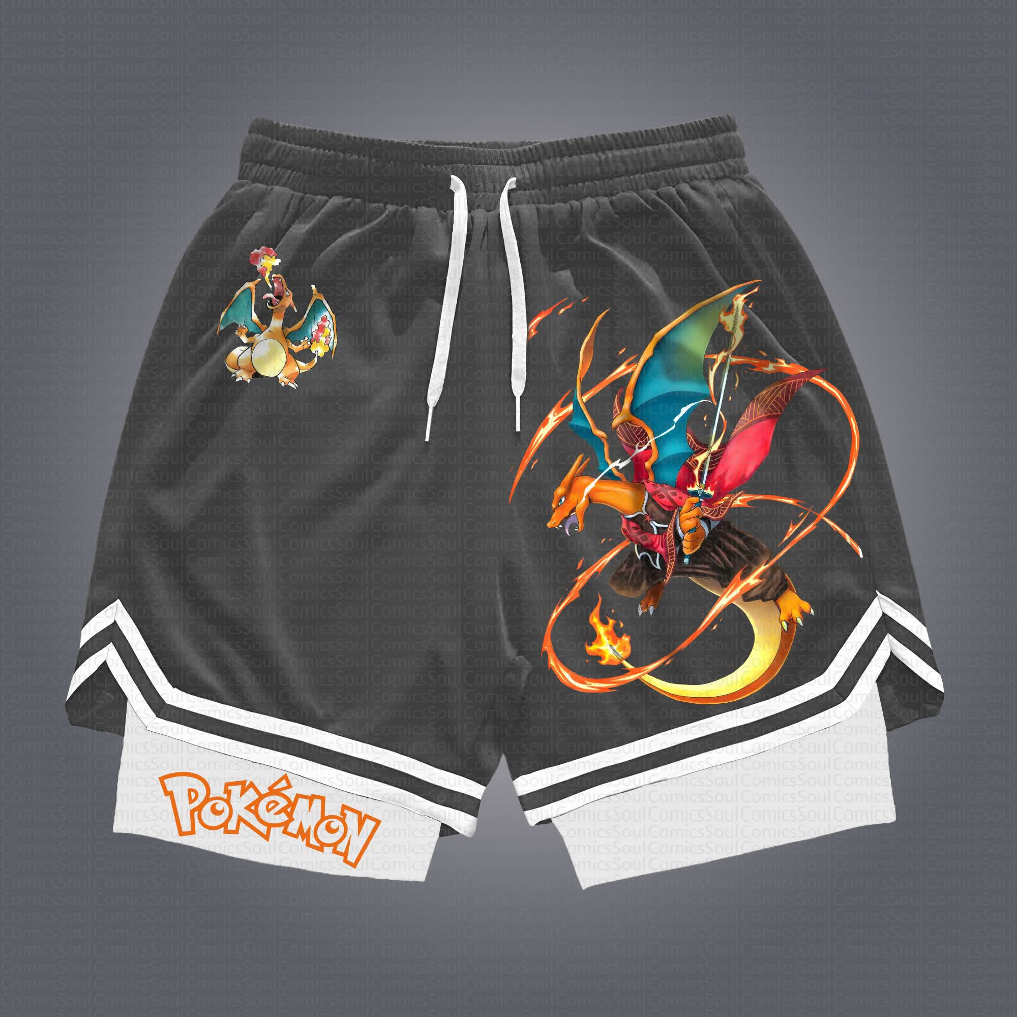 Unisex  “Comicssoul” Casual Anime Streetwear Shorts