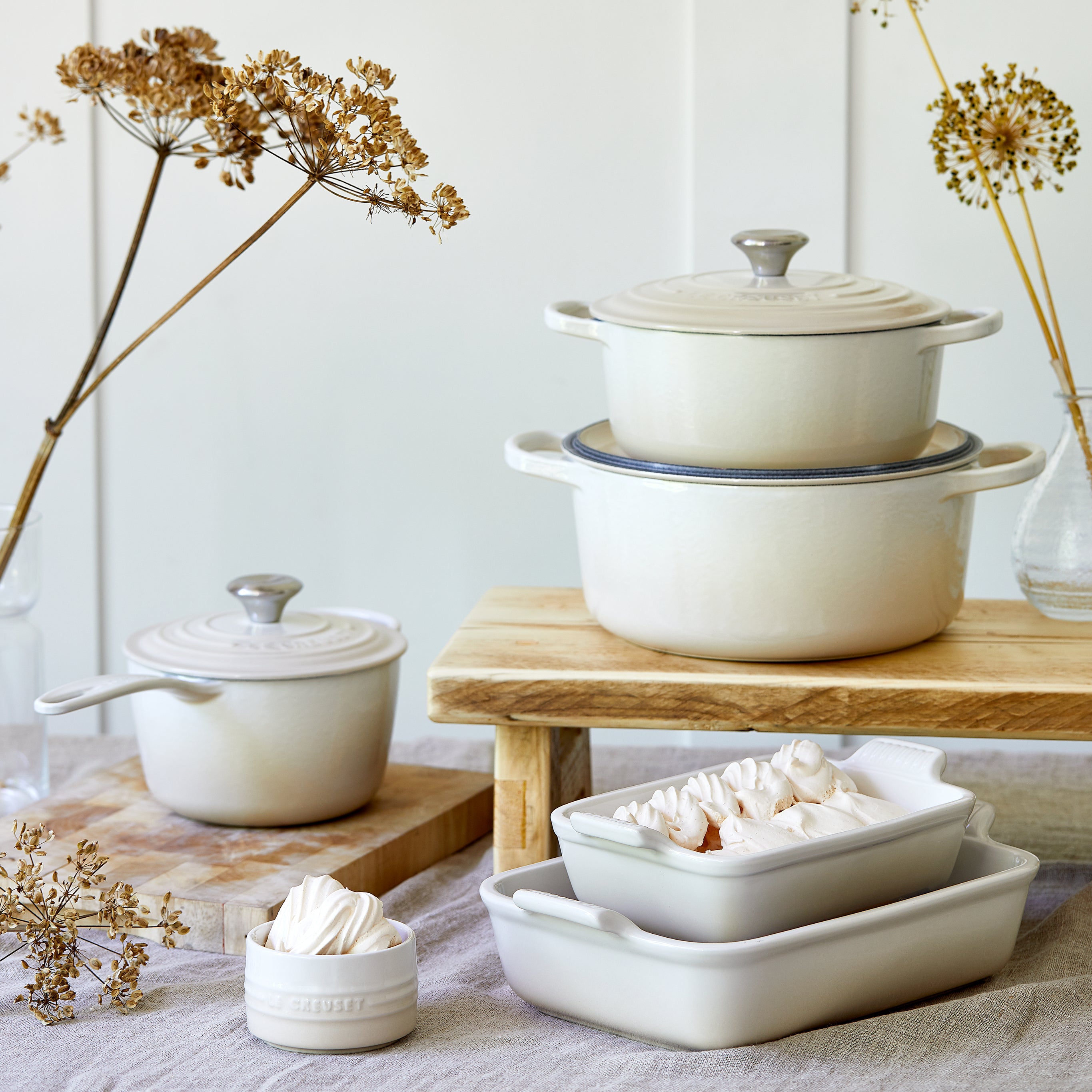 Le Creuset Signature Braadpan Ø 24 cm - Meringue